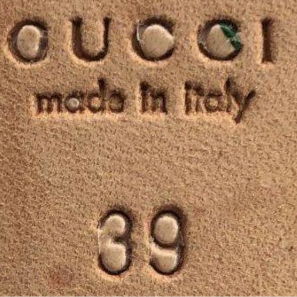 Gucci Black Kitten Heels with signature GG Sz 39 - Picture 8 of 12